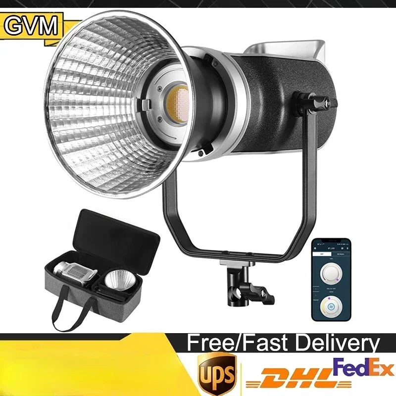 GVM 300W LED Video Light Studio Continuous Lighting Kit 5600K Daylight For YouTube Film Recording With Bowens Mount Spotlight
GVM 300W LED Video Light Studio Continuous Lighting Kit 5600K Daylight For YouTube Film Recording With Bowens Mount Spotlight
