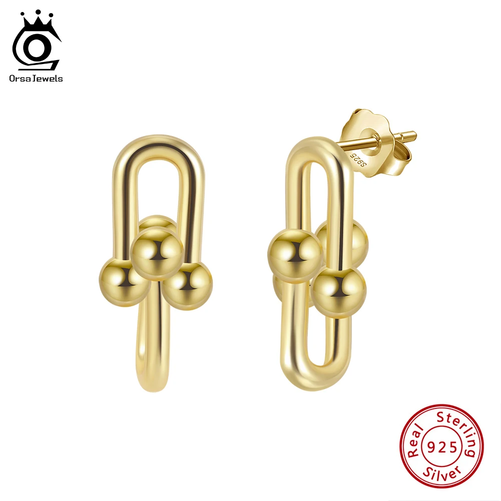 ORSA JEWELS Female 100% Genuine 925 Sterling Silver Drop Earrings Daily Minimalism Fashion Versatile Silver Earrings Gift GAE10
ORSA JEWELS Female 100% Genuine 925 Sterling Silver Drop Earrings Daily Minimalism Fashion Versatile Silver Earrings Gift GAE10