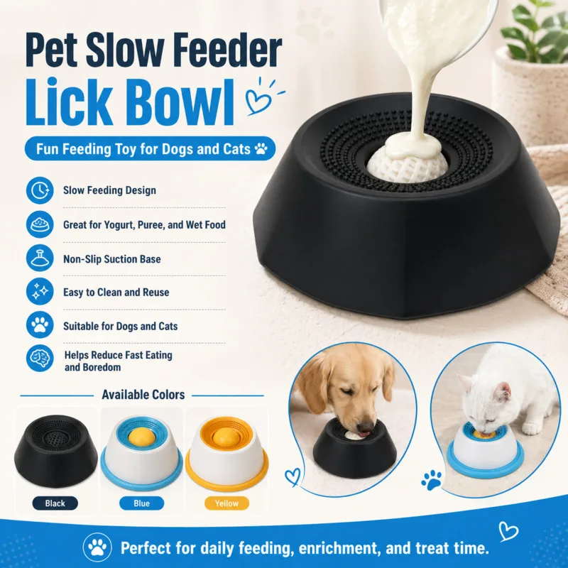 Dog Cat Pet Lick Mat Feeder Slow Food Bowl Anti Spill Treat Dispenser Interactive Licking Toy Dental Cleaning Pet Bowl Gift New
Dog Cat Pet Lick Mat Feeder Slow Food Bowl Anti Spill Treat Dispenser Interactive Licking Toy Dental Cleaning Pet Bowl Gift New