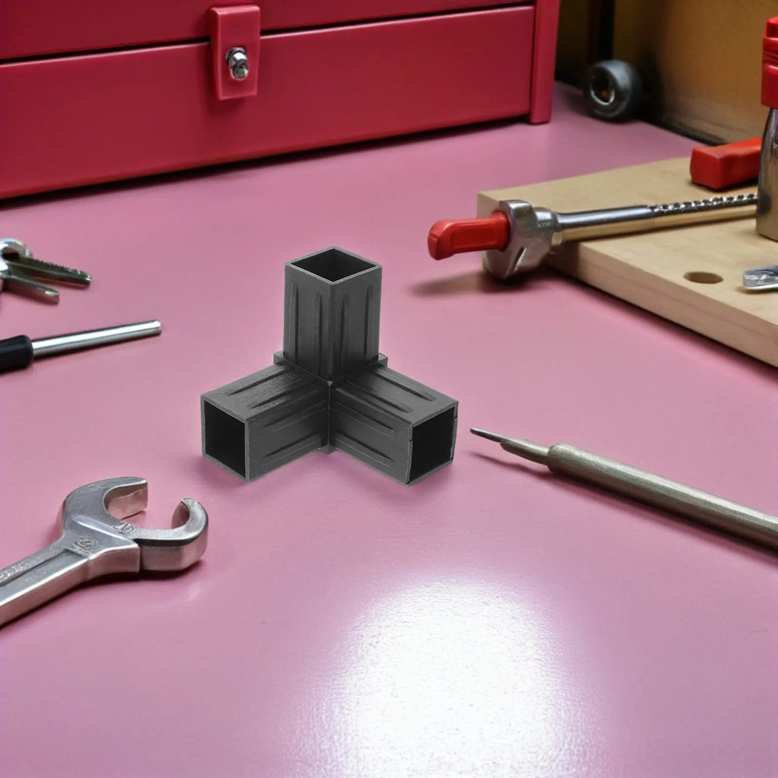 8Pcs Square Tube Plastic Corner Connector 3-Way Tee Fitting Heavy Duty Right Angle Pipe Joint DIY Air Conditioner Mount Frame
8Pcs Square Tube Plastic Corner Connector 3-Way Tee Fitting Heavy Duty Right Angle Pipe Joint DIY Air Conditioner Mount Frame
