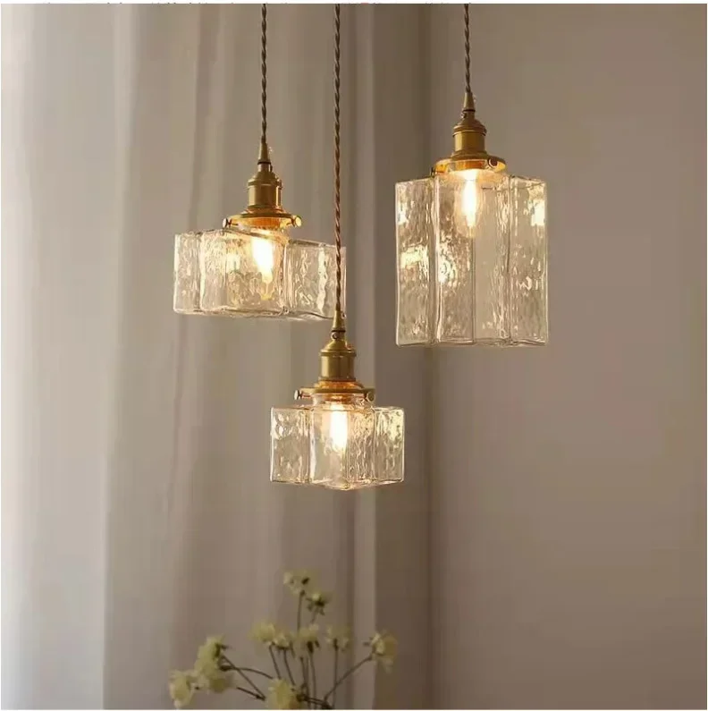 Nordic Brass Glass Ceiling Chandeliers Retro Small Pendant Lights Home Decor Bedroom Bedside Dining Living Room Led Hanging Lamp
Nordic Brass Glass Ceiling Chandeliers Retro Small Pendant Lights Home Decor Bedroom Bedside Dining Living Room Led Hanging Lamp