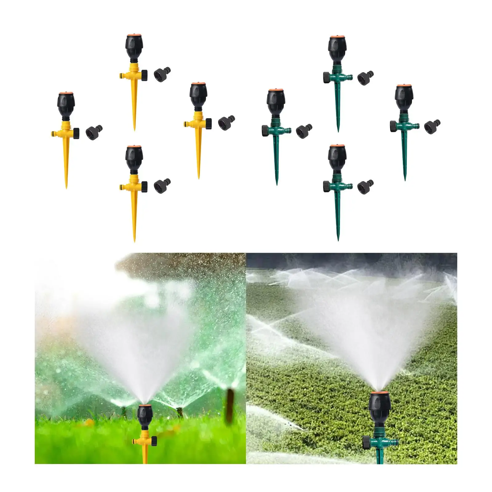 4Pcs Rotating Garden Sprinklers Easy Install 3/4 inch Joint Multifunctional Portable Parts for Outdoor Garden Irrigation Yard
4Pcs Rotating Garden Sprinklers Easy Install 3/4 inch Joint Multifunctional Portable Parts for Outdoor Garden Irrigation Yard