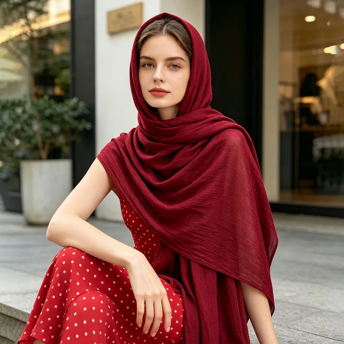 Arrivalpure Color Thin Headscarf Women's Easiest for Matchfashionable Multifunctional Scarf Air Conditioning Shawl Winter Scarf
Arrivalpure Color Thin Headscarf Women's Easiest for Matchfashionable Multifunctional Scarf Air Conditioning Shawl Winter Scarf
