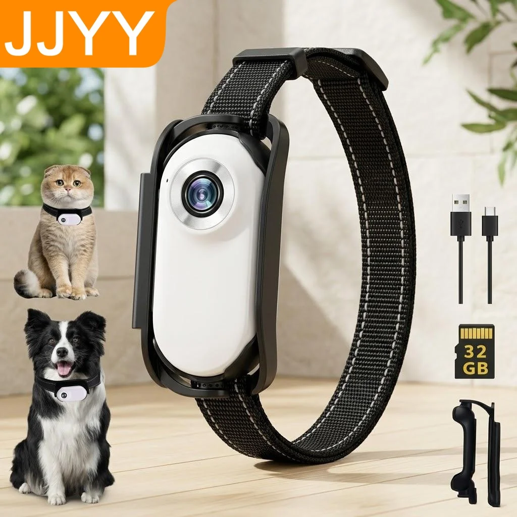 1080P HD Wireless Pet Camera Body Cam for Dogs and Cats Indoor Outdoor Security Video Recording on Mini Dog Collar Accessory
1080P HD Wireless Pet Camera Body Cam for Dogs and Cats Indoor Outdoor Security Video Recording on Mini Dog Collar Accessory