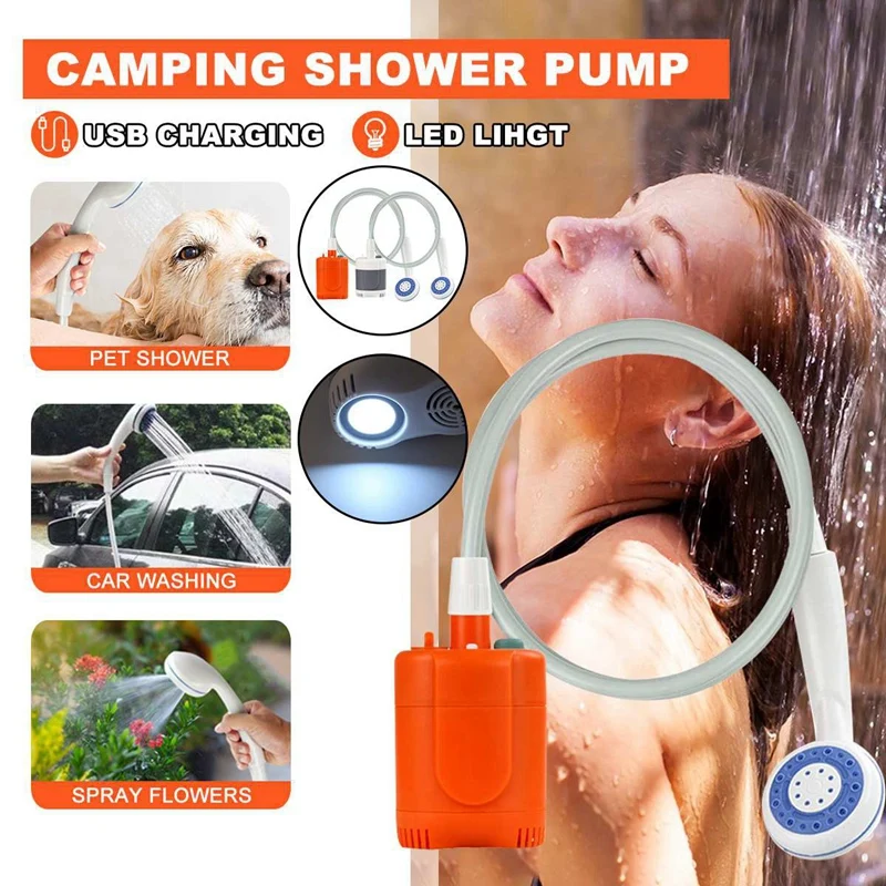 New USB Rechargeable Portable Car Washer Camping Shower Set Car Shower Washer Pump For Outdoor Camping
New USB Rechargeable Portable Car Washer Camping Shower Set Car Shower Washer Pump For Outdoor Camping