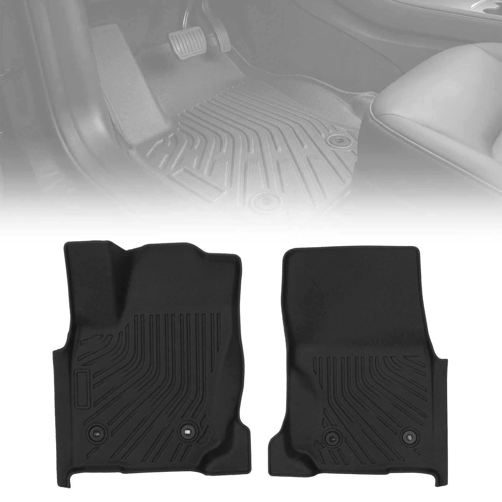 Trunk Mat with Backrest Mat All Weather TPE Floor Mats & Trunk Mat & Backrest Mats for Toyota 4Runner 2025 2026 Fuel 7 Seats
Trunk Mat with Backrest Mat All Weather TPE Floor Mats & Trunk Mat & Backrest Mats for Toyota 4Runner 2025 2026 Fuel 7 Seats