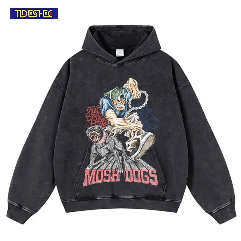 Hip Hop Streetwear Harajuku Cartoon Vintage Print Leisure Pullover Stretwear Sweatshirt Hooded Washed Oversized Cotton Hoodie
Hip Hop Streetwear Harajuku Cartoon Vintage Print Leisure Pullover Stretwear Sweatshirt Hooded Washed Oversized Cotton Hoodie
