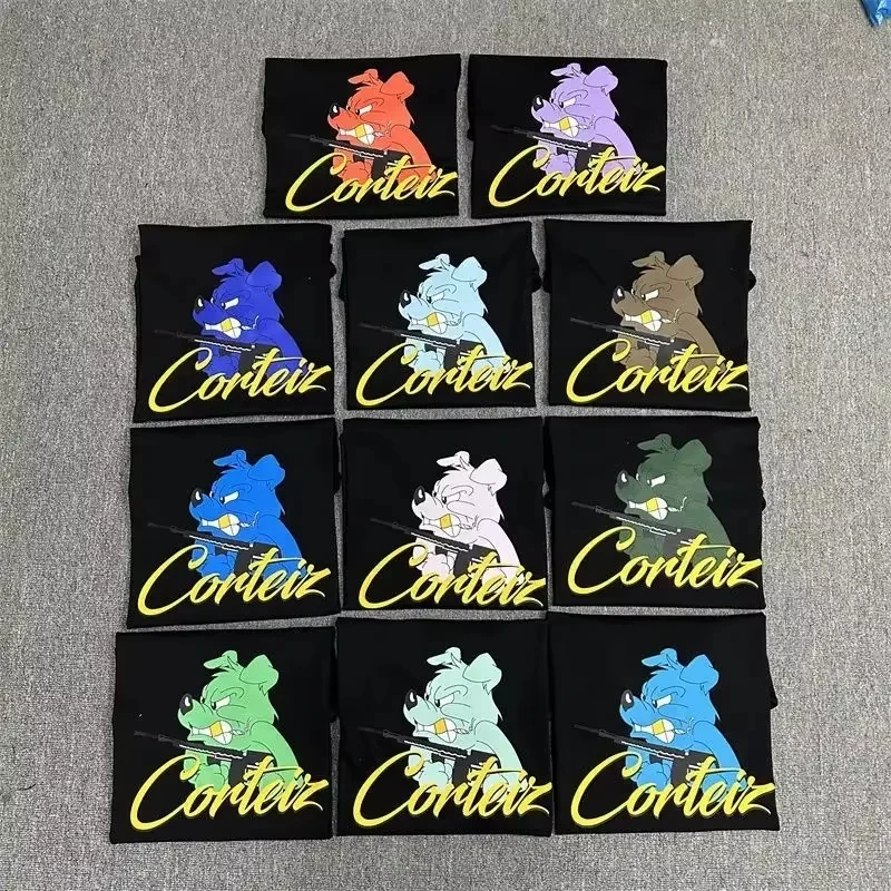 In the summer of 2025 New Cortes Alcatraz Gang Golden Toothed Dog casual men's and women's loose short-sleeved T-shirts
In the summer of 2025 New Cortes Alcatraz Gang Golden Toothed Dog casual men's and women's loose short-sleeved T-shirts