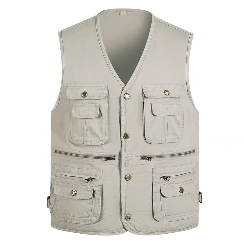 Мужской хлопковый жилет для активного отдыха, из чистого хлопка, для мужчин среднего возраста, на весну-осень, многофункциональный, с наплечниками, для активного отдыха...
Мужской хлопковый жилет для активного отдыха, из чистого хлопка, для мужчин среднего возраста, на весну-осень, многофункциональный, с наплечниками, для активного отдыха...