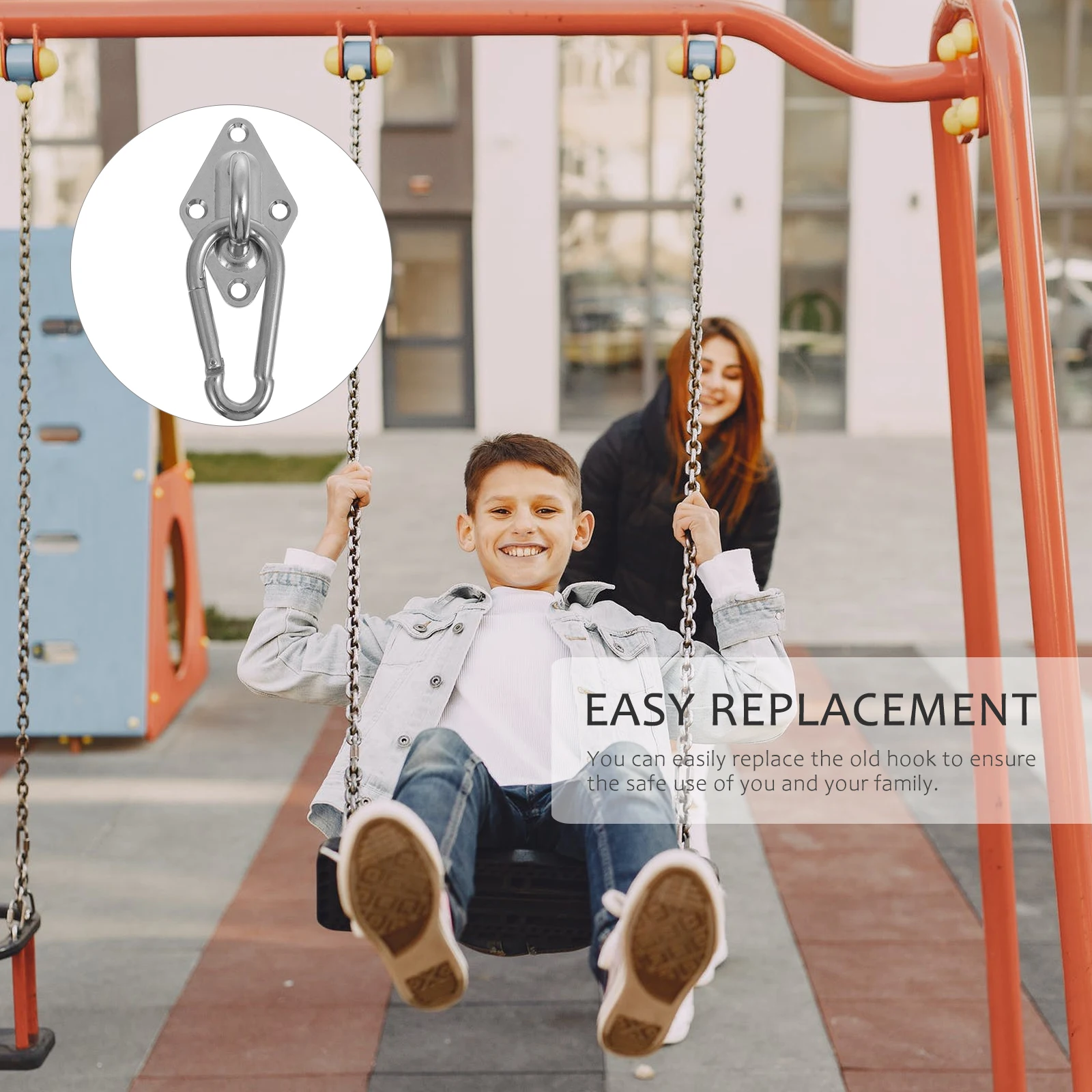 Stainless Steel Hook Kit Heavy Duty Carabiner Spring Buckle Swing Spring Hook Hammock Replacement Durable Hardware
Stainless Steel Hook Kit Heavy Duty Carabiner Spring Buckle Swing Spring Hook Hammock Replacement Durable Hardware