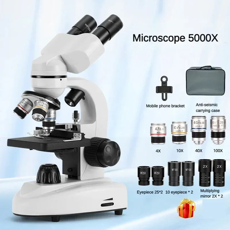 40X--5000X novel microscope binoculaire High Resolution Laboratory equipment Optical 360 Rotatable
40X--5000X novel microscope binoculaire High Resolution Laboratory equipment Optical 360 Rotatable