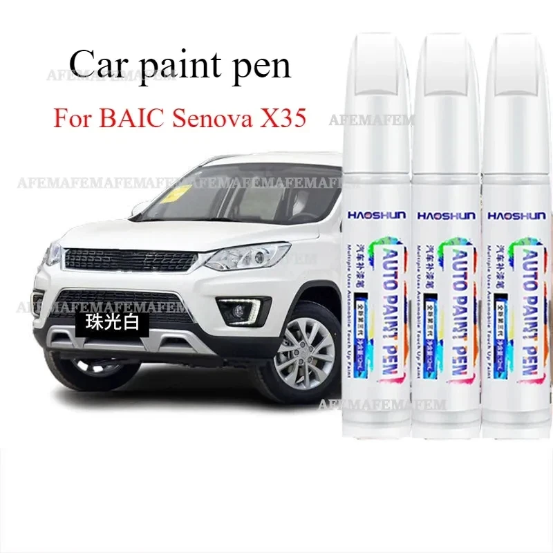For BAIC Senova X35 Paint Pen pearlescent white scratches repair artifact ice crystal blue dot paint pen
For BAIC Senova X35 Paint Pen pearlescent white scratches repair artifact ice crystal blue dot paint pen