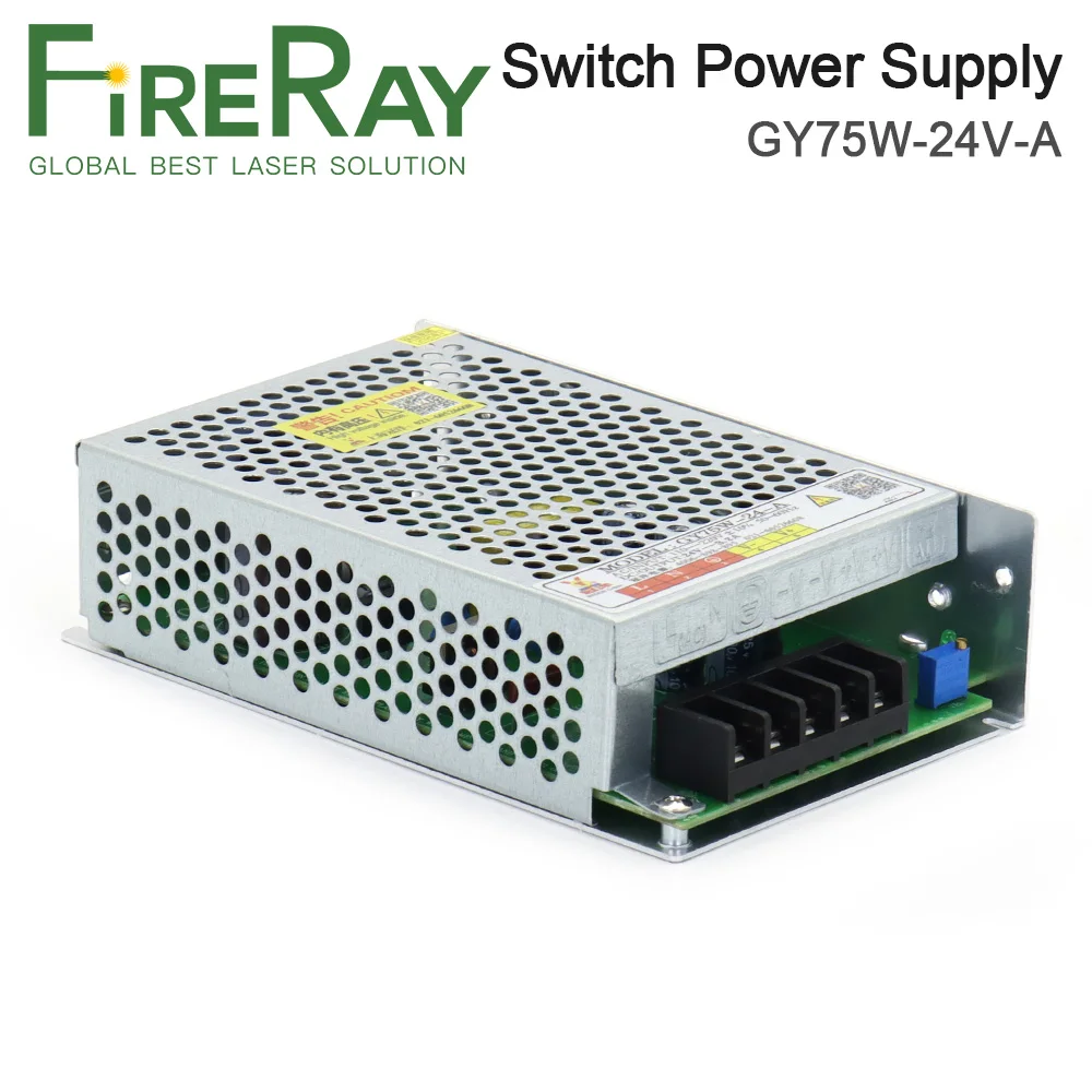 FireRay 75W Switching Power Supply 24V 10A GY75W-24-A GY75W-24-B for Laser Machine
FireRay 75W Switching Power Supply 24V 10A GY75W-24-A GY75W-24-B for Laser Machine