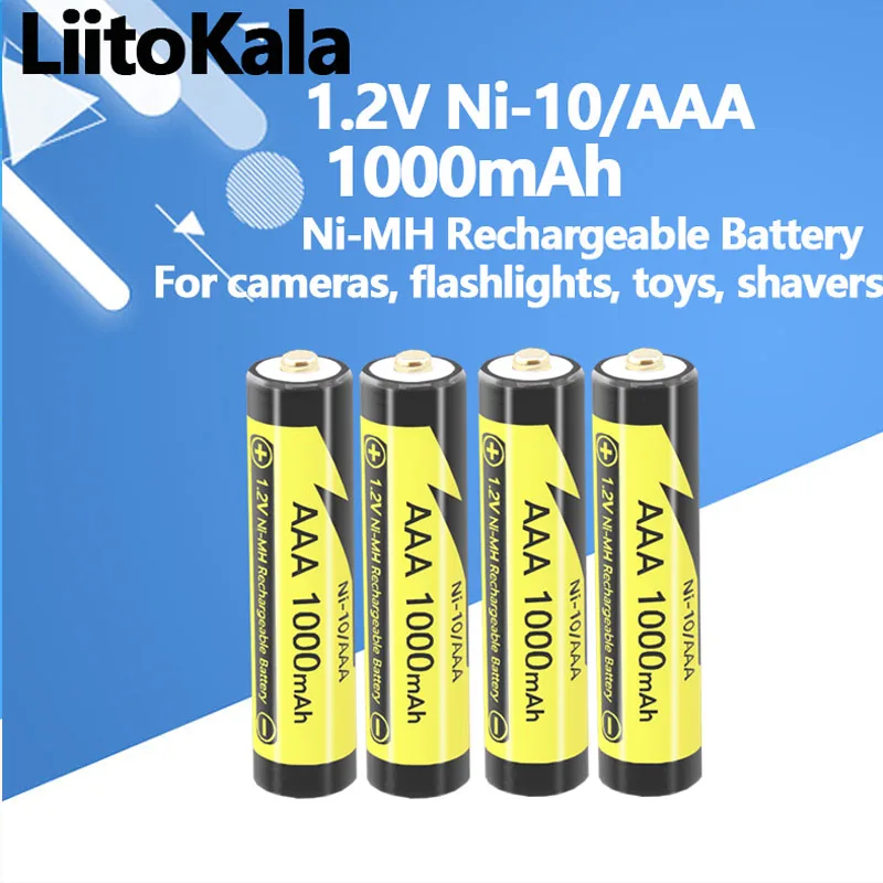 1-25 шт. LiitoKala 1,2 В AAA Ni-10/AAA 1000 мАч NI-MH аккумуляторная батарея для беспроводных телефонов светодиодный фонарик пульт дистанционного управления
1-25 шт. LiitoKala 1,2 В AAA Ni-10/AAA 1000 мАч NI-MH аккумуляторная батарея для беспроводных телефонов светодиодный фонарик пульт дистанционного управления