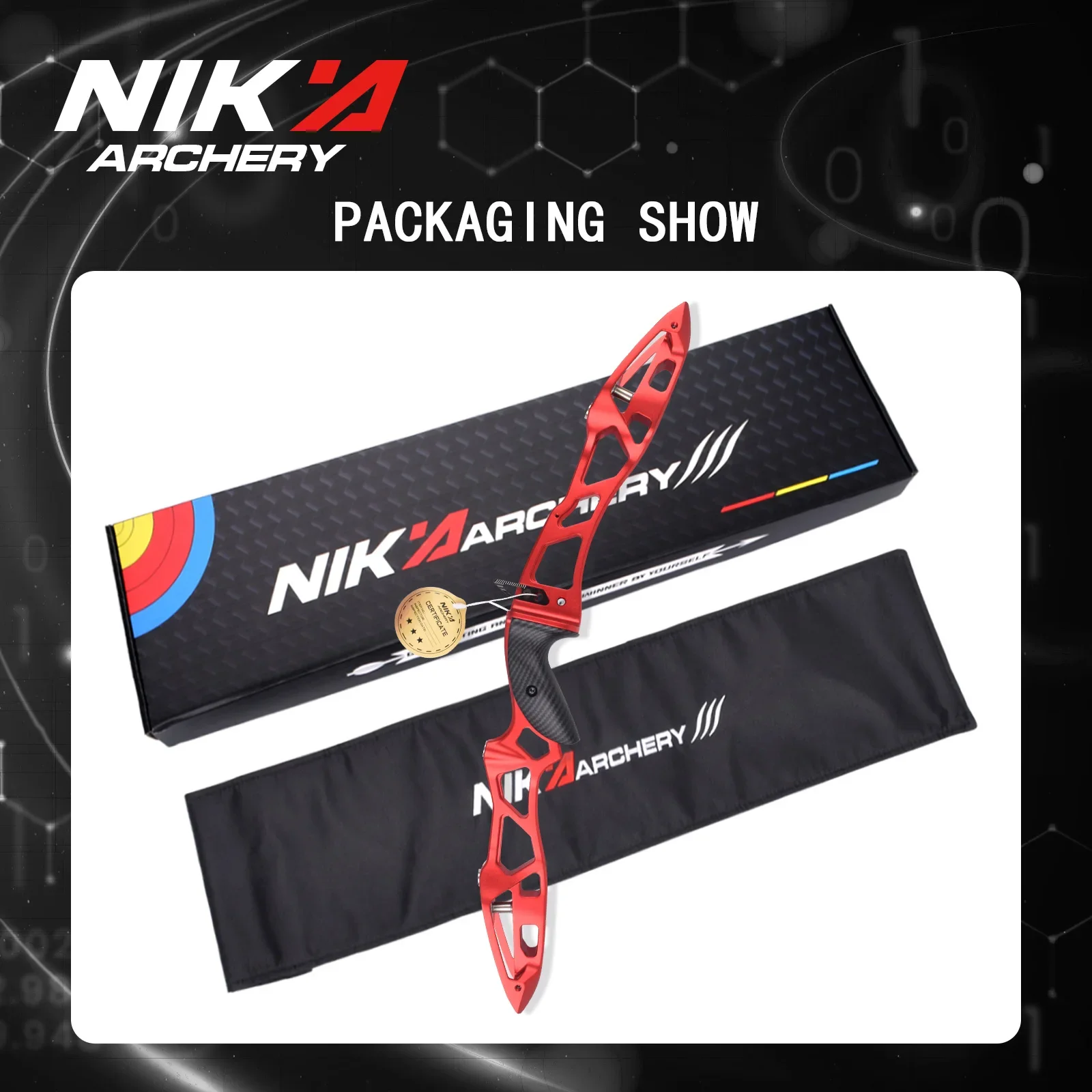 1X ET-13 Right Hand ILF Recurve Bow Riser, CNC High End Recurve Bow Handle Riser Recurve Bow Archery Shotting Outdoor Sport
1X ET-13 Right Hand ILF Recurve Bow Riser, CNC High End Recurve Bow Handle Riser Recurve Bow Archery Shotting Outdoor Sport