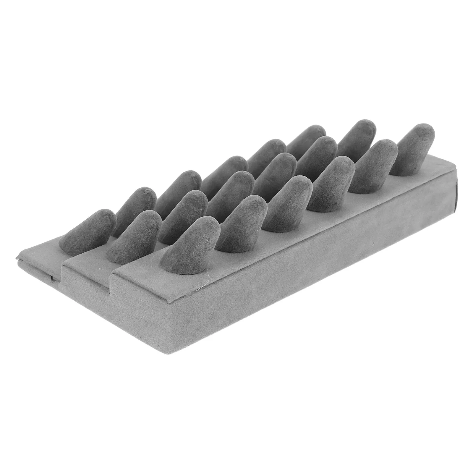 Ring Organizer Box 18 Fingers Three Tier Jewelry Storage Display Stand Counter Showcase Holder for Home Retail Dressing Tables
Ring Organizer Box 18 Fingers Three Tier Jewelry Storage Display Stand Counter Showcase Holder for Home Retail Dressing Tables