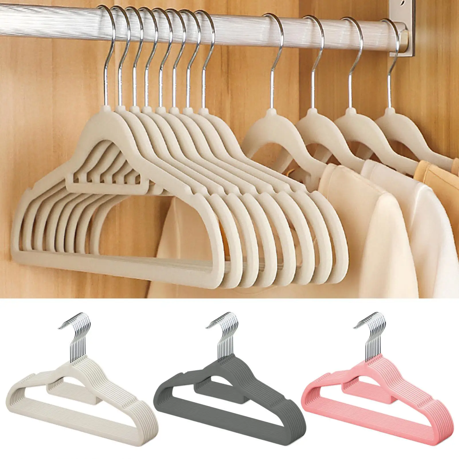 Flocked Hangers 10 Pieces Kids Flocked Hangers Traceless Compact Organizer for Wardrobe Laundry Closet Home Travel Retail Store
Flocked Hangers 10 Pieces Kids Flocked Hangers Traceless Compact Organizer for Wardrobe Laundry Closet Home Travel Retail Store