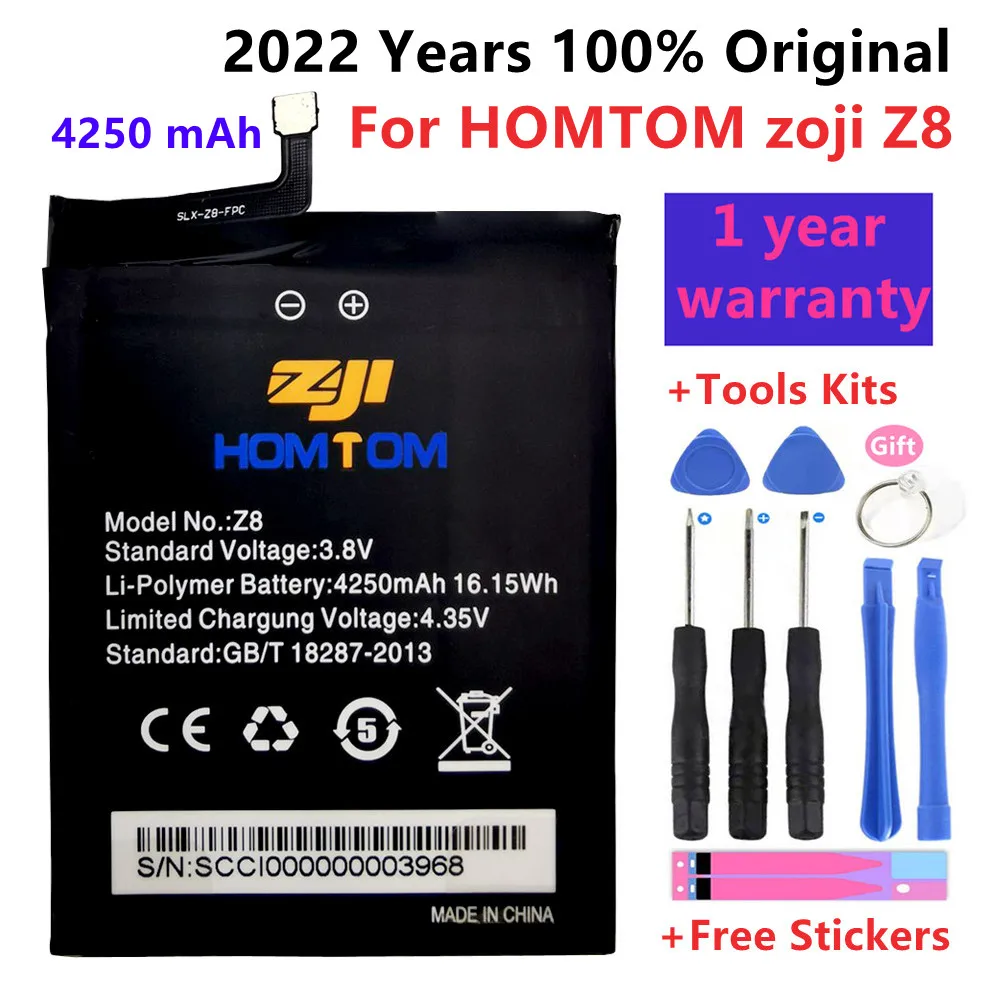 100% New Original HOMTOM zoji Z8 Battery 4250 mAh For HOMTOM zoji Z8 Smart Phone Batteria +Free Tools
100% New Original HOMTOM zoji Z8 Battery 4250 mAh For HOMTOM zoji Z8 Smart Phone Batteria +Free Tools