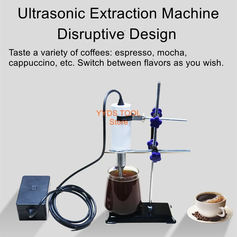 Ultrasonic Extractor Liquid Dissolving Separator Experimental Milk Coffee Emulsifying Homogenizing Cell Breaking Instrument
Ultrasonic Extractor Liquid Dissolving Separator Experimental Milk Coffee Emulsifying Homogenizing Cell Breaking Instrument