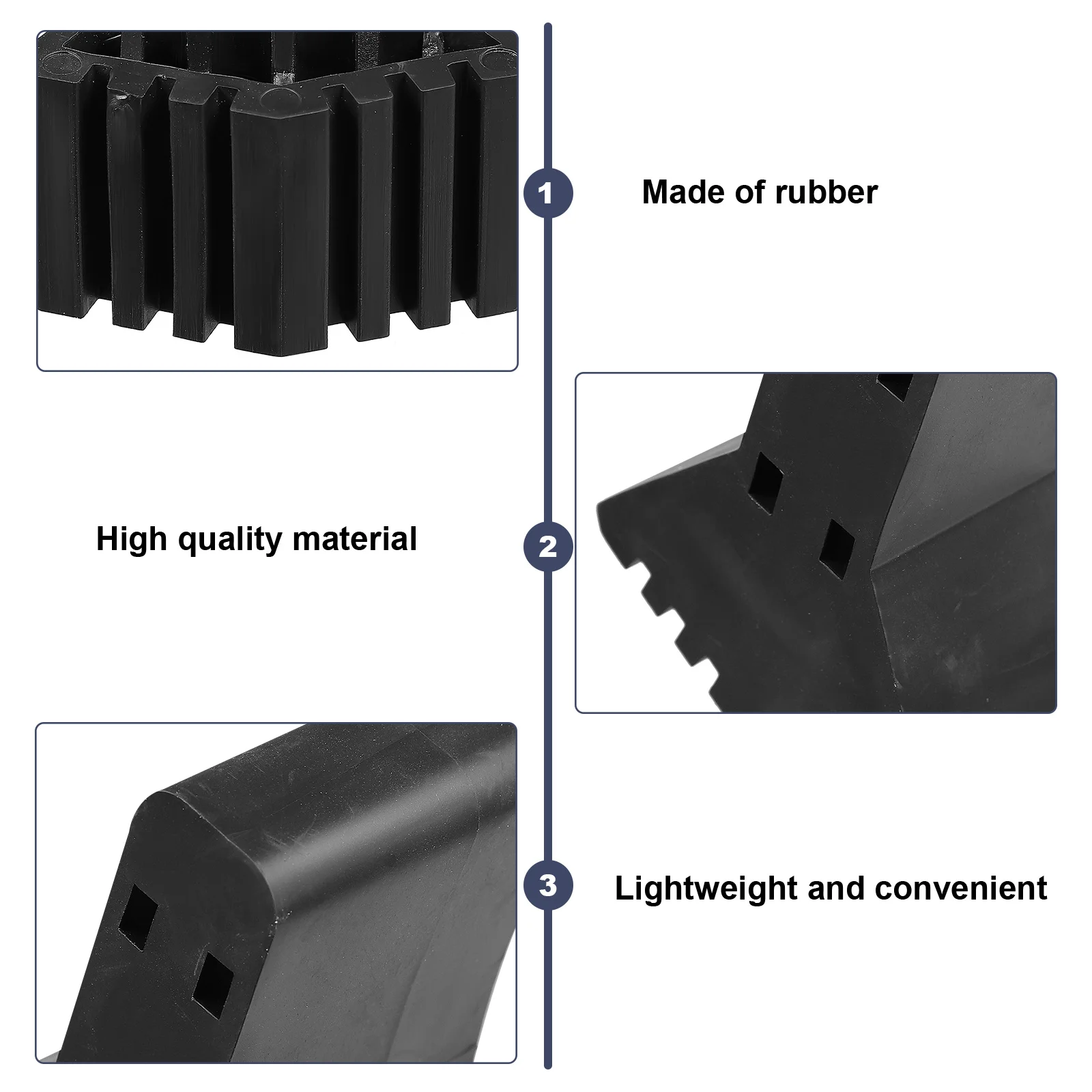 4Pcs Non-Slip Ladder Foot Pads Rubberized Grippy Traction Mats for Safe Indoor Outdoor Use Ladder Feet Protector Accessories
4Pcs Non-Slip Ladder Foot Pads Rubberized Grippy Traction Mats for Safe Indoor Outdoor Use Ladder Feet Protector Accessories