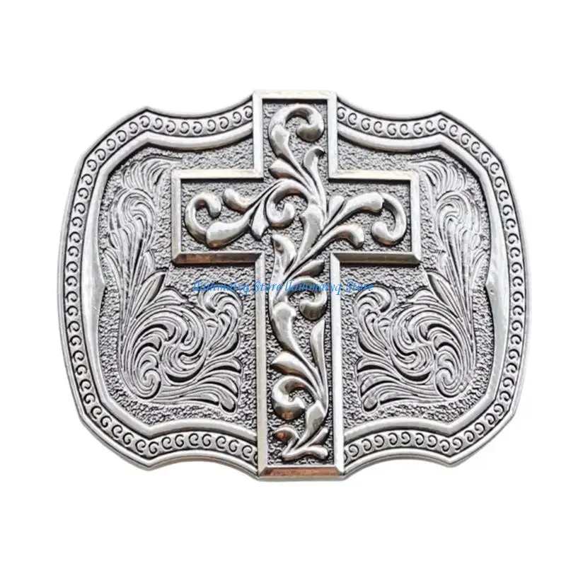 573B Unisex Retros Crosses Belt Buckle In Durable Alloys Materials For Everyday Use
573B Unisex Retros Crosses Belt Buckle In Durable Alloys Materials For Everyday Use
