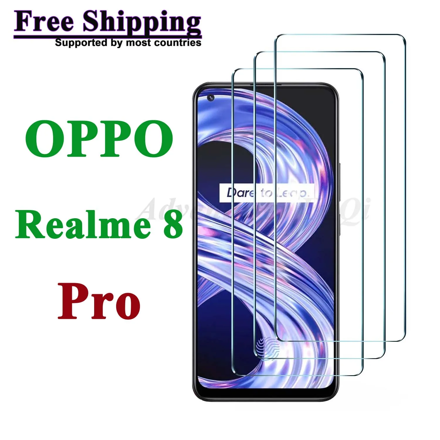 Screen Protector For OPPO Realme 8 Pro, Tempered Glass High Aluminum HD Crystal 9H Transparent Clear Anti Scratch Case Friendly
Screen Protector For OPPO Realme 8 Pro, Tempered Glass High Aluminum HD Crystal 9H Transparent Clear Anti Scratch Case Friendly