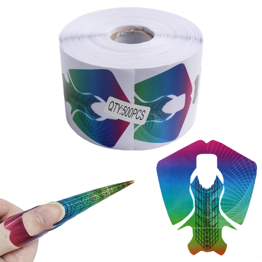 Finger Angel 50/100/500PCS Nail Forms Plastic Rainbow Fish Shape Nail Art Extension Tips Tool Manicure Gel UV Nails Guide Forms
Finger Angel 50/100/500PCS Nail Forms Plastic Rainbow Fish Shape Nail Art Extension Tips Tool Manicure Gel UV Nails Guide Forms