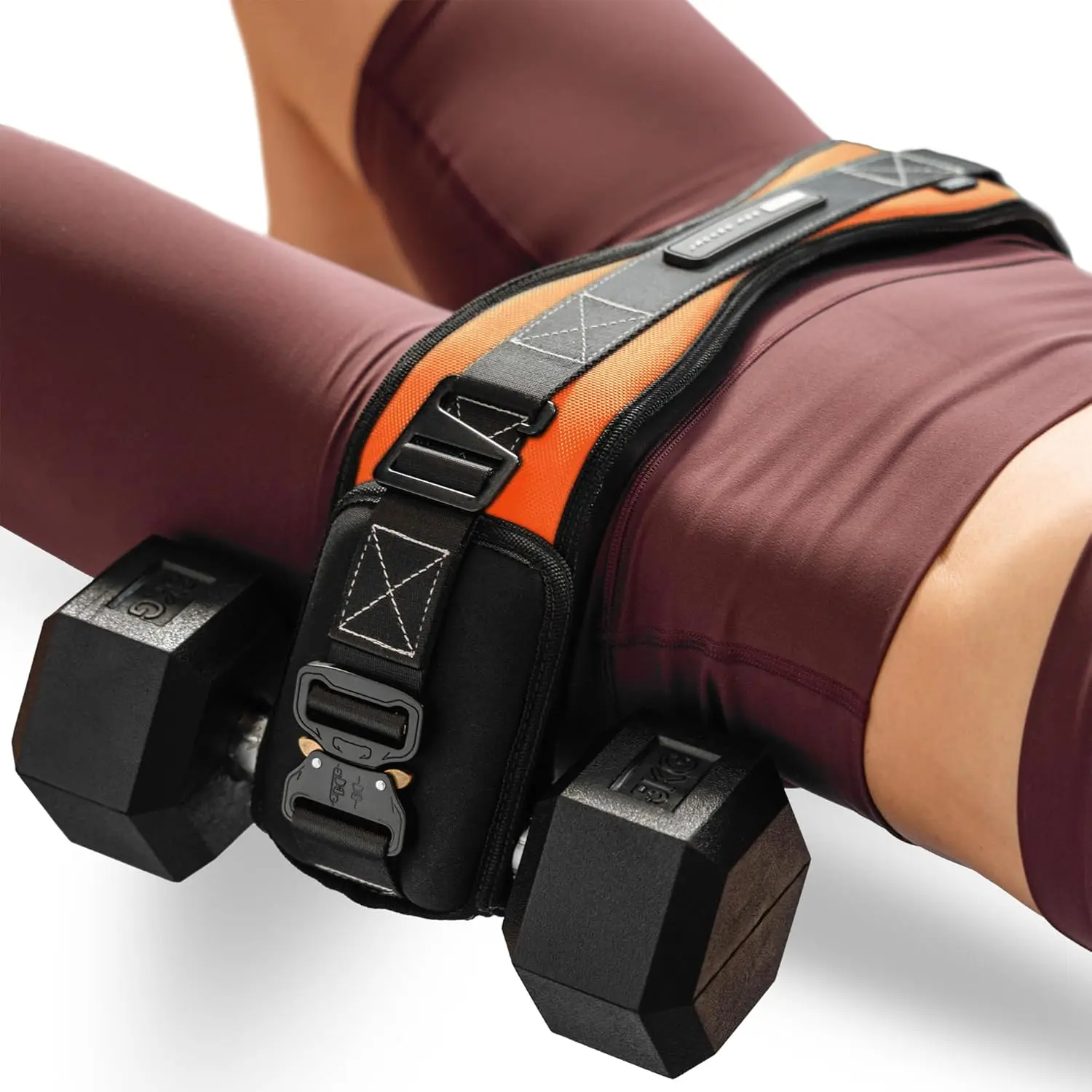 Hip Thrust Belt for Dumbbells & Kettlebells - Heavy Duty Glute Training System for Home Gym, Fast Setup for Progressive Overload
Hip Thrust Belt for Dumbbells & Kettlebells - Heavy Duty Glute Training System for Home Gym, Fast Setup for Progressive Overload