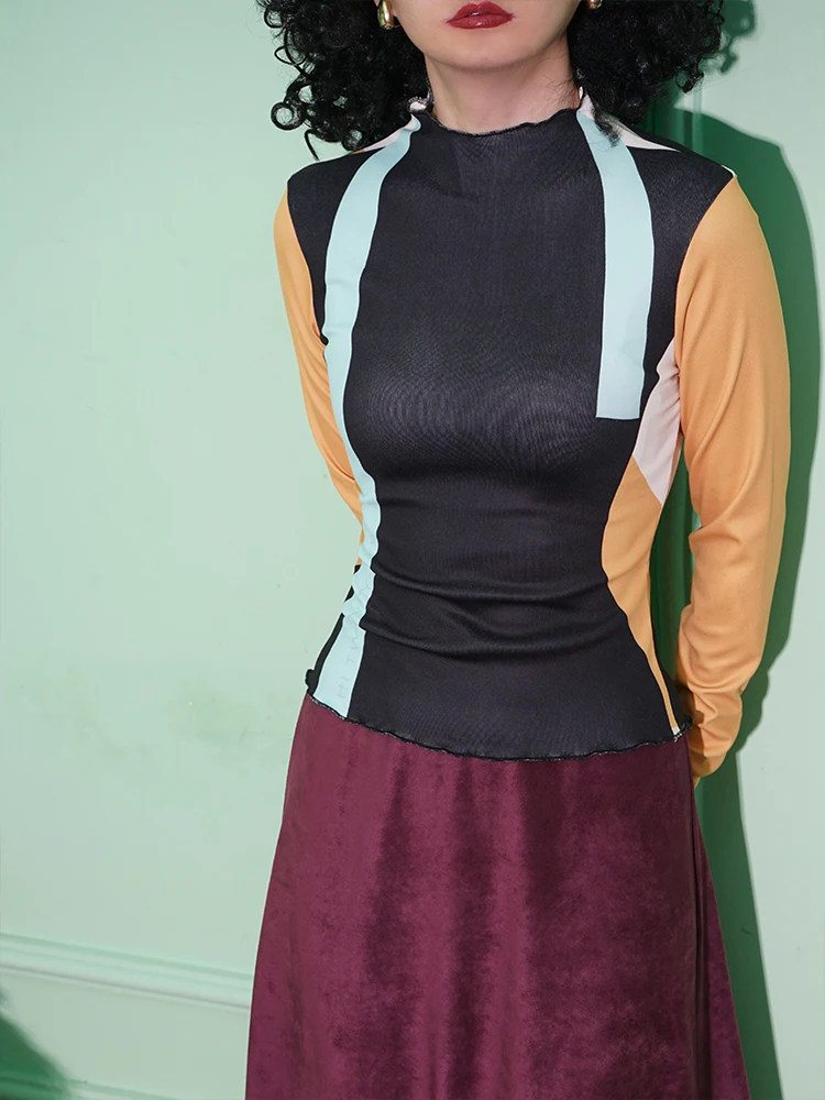 2025 Early Autumn New Women's Long Sve T-irt f High Collar Base Layer irt Outerwear Classical Sle Slim Fit Polyes...
2025 Early Autumn New Women's Long Sve T-irt f High Collar Base Layer irt Outerwear Classical Sle Slim Fit Polyes...