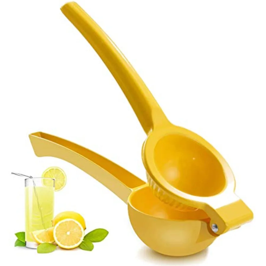 Manual Juicer Citrus Lemon Squeezer, Fruit Juicer Lime Press Metal, Professional Hand Juicer Kitchen Tool Yellow
Manual Juicer Citrus Lemon Squeezer, Fruit Juicer Lime Press Metal, Professional Hand Juicer Kitchen Tool Yellow