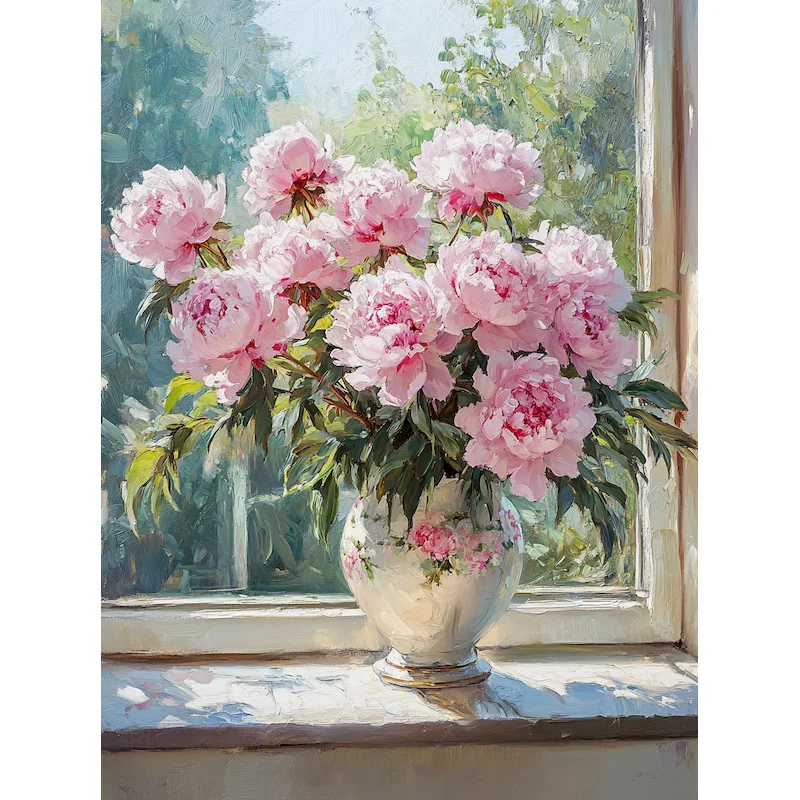 GATYZTORY 60x75cm Paint by numbers For adults Window Flowers Handpainted Canvas painting Painting by numbers Diy Gift Home decor
GATYZTORY 60x75cm Paint by numbers For adults Window Flowers Handpainted Canvas painting Painting by numbers Diy Gift Home decor