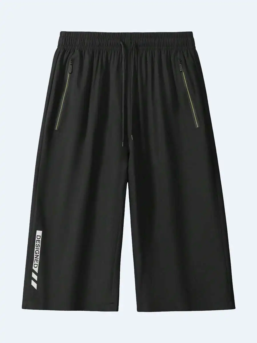 Womens Quick Dry Capri Pants With Zipper Pockets Elastic Waist Athletic Joggers For Hiking Summer
Womens Quick Dry Capri Pants With Zipper Pockets Elastic Waist Athletic Joggers For Hiking Summer