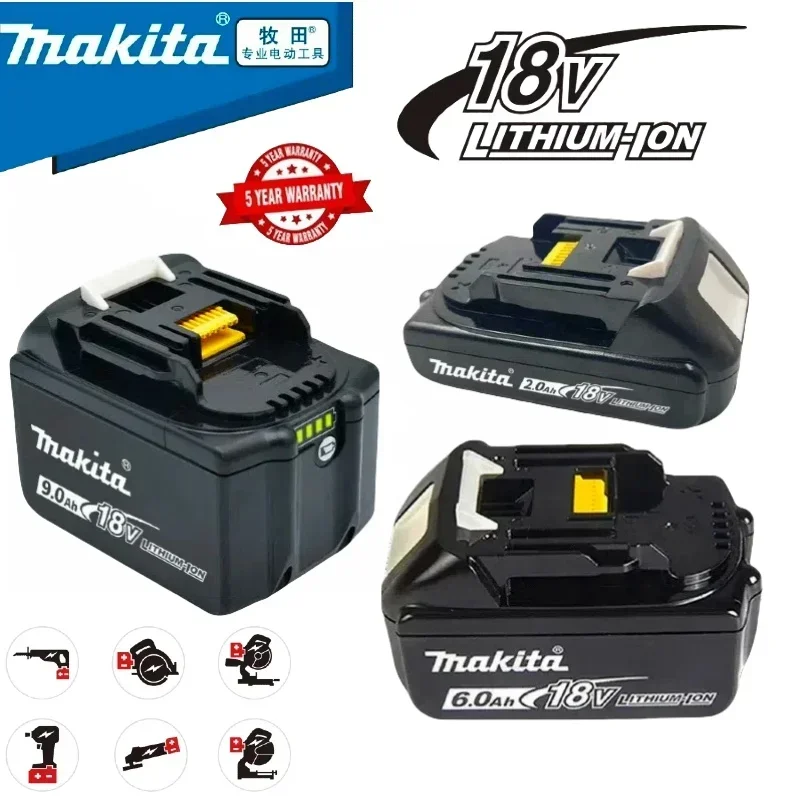 Официальный оригинальный литий-ионный аккумулятор Makita 18 В 6,0 Ач BL1830B BL1850B BL1860B BL1815 BL1845 для бесщеточных электроинструментов Makita 18 В
Официальный оригинальный литий-ионный аккумулятор Makita 18 В 6,0 Ач BL1830B BL1850B BL1860B BL1815 BL1845 для бесщеточных электроинструментов Makita 18 В