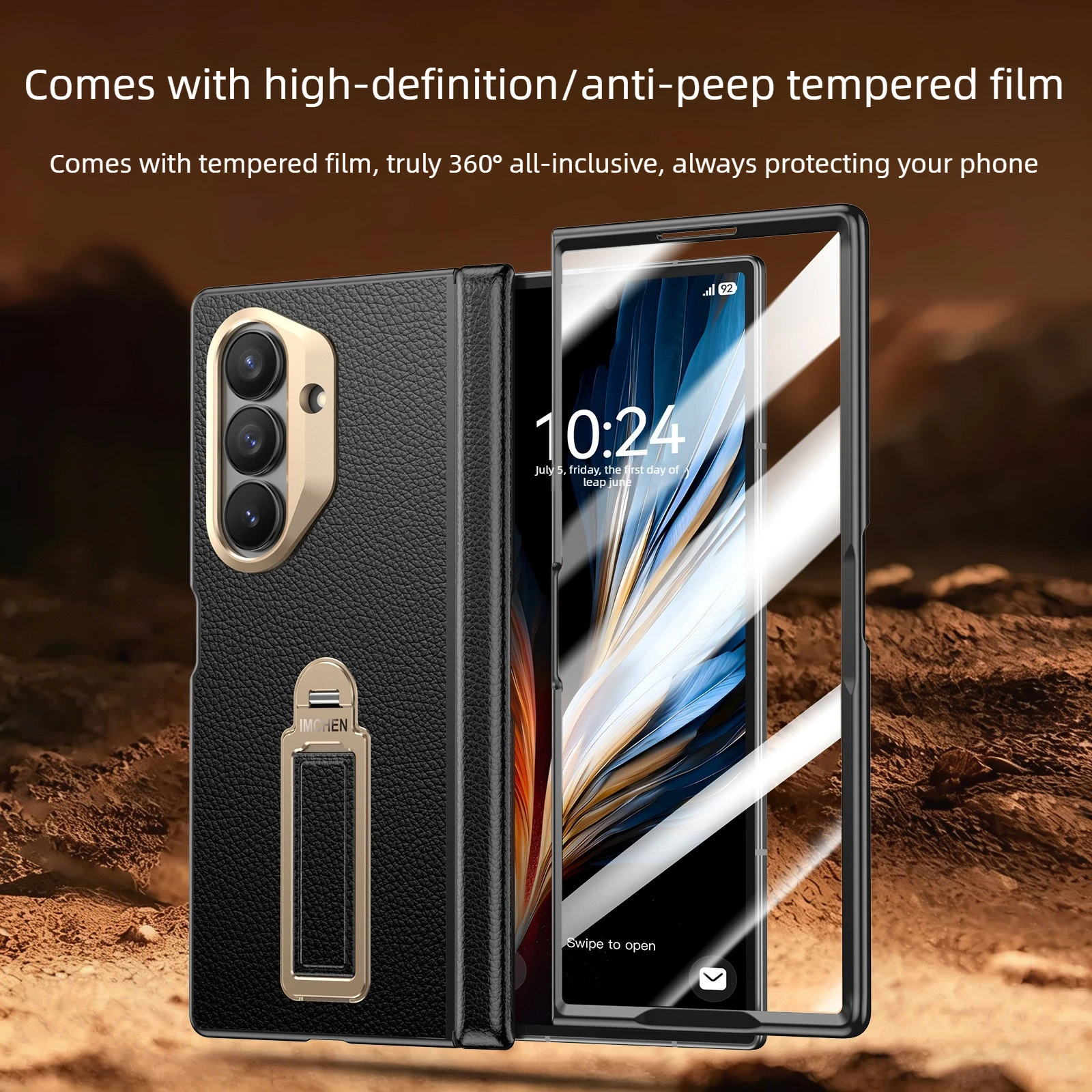 【Wrist strap stand】for samsung z fold 7 case, full coverage all-in-one glass screen protector & protective cover for samsung w26
【Wrist strap stand】for samsung z fold 7 case, full coverage all-in-one glass screen protector & protective cover for samsung w26