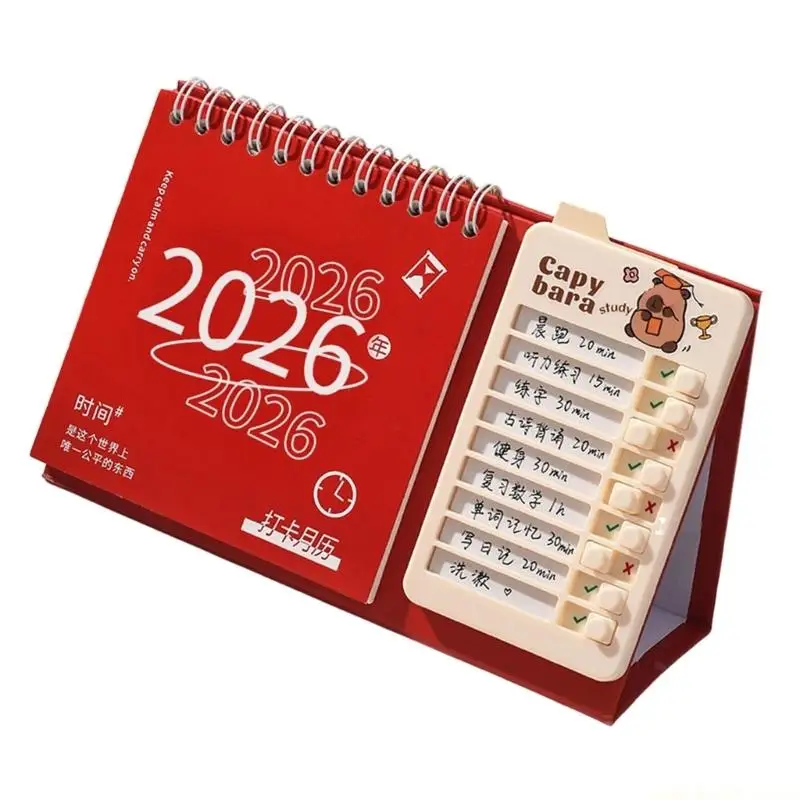 2026 Paper Desktop Stand Planner Notebook Home Decoration For Event Reminders
2026 Paper Desktop Stand Planner Notebook Home Decoration For Event Reminders