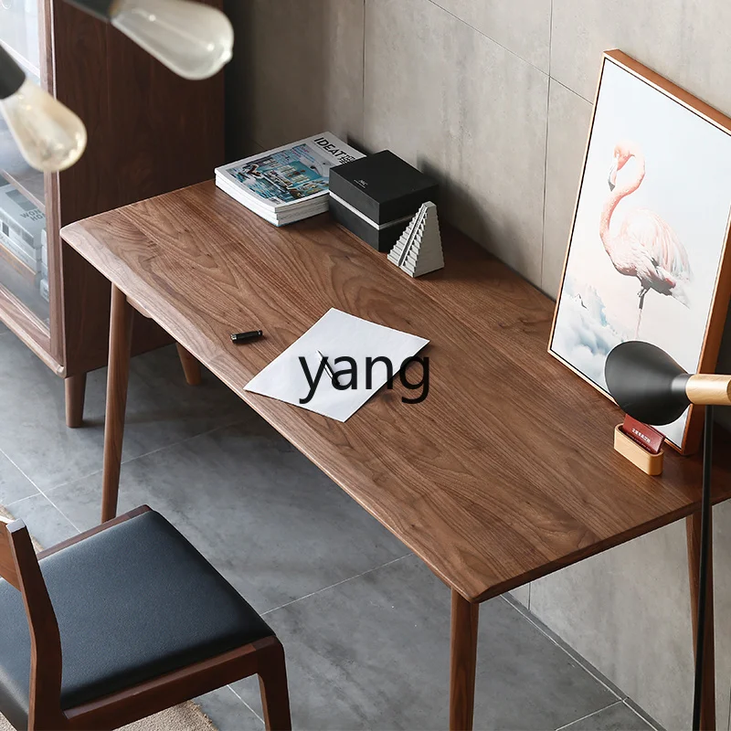 LTT Furniture Solid Wood Black Walnut Computer Desk with Drawer Desk
LTT Furniture Solid Wood Black Walnut Computer Desk with Drawer Desk