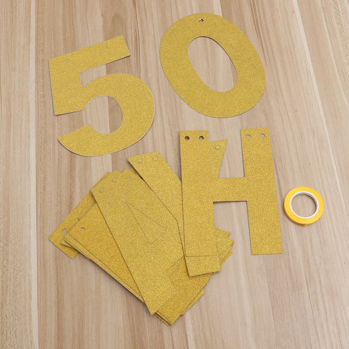 Happy 50th Birthday Glitter Gold Banner Long String Adjustable Flags Birthday Party Decorations Garland Hanging Decor 
Happy 50th Birthday Glitter Gold Banner Long String Adjustable Flags Birthday Party Decorations Garland Hanging Decor