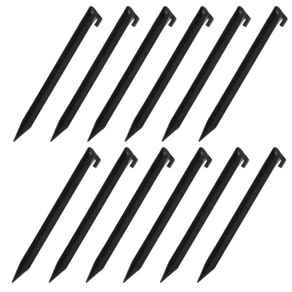 12 Pcs Outdoor Tent Pegs Heavy Duty Stakes Camping Accessories Ground Canopy Spikes Plastic Material Versatile Design Easy Use
12 Pcs Outdoor Tent Pegs Heavy Duty Stakes Camping Accessories Ground Canopy Spikes Plastic Material Versatile Design Easy Use