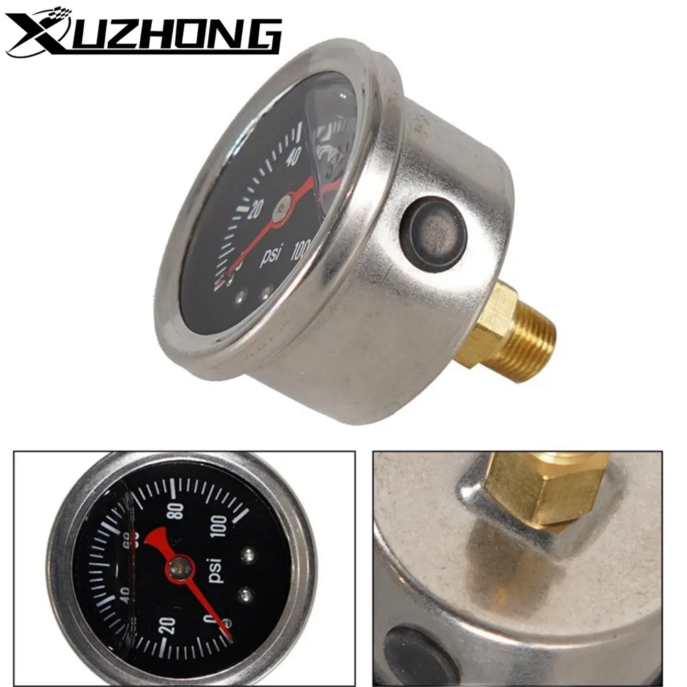 Universal high quality Black Face Oil Gauge Fuel Press Pressure Gauge 0-100 PSI For Fuel Pressure Regulator Liquid Filled
Universal high quality Black Face Oil Gauge Fuel Press Pressure Gauge 0-100 PSI For Fuel Pressure Regulator Liquid Filled