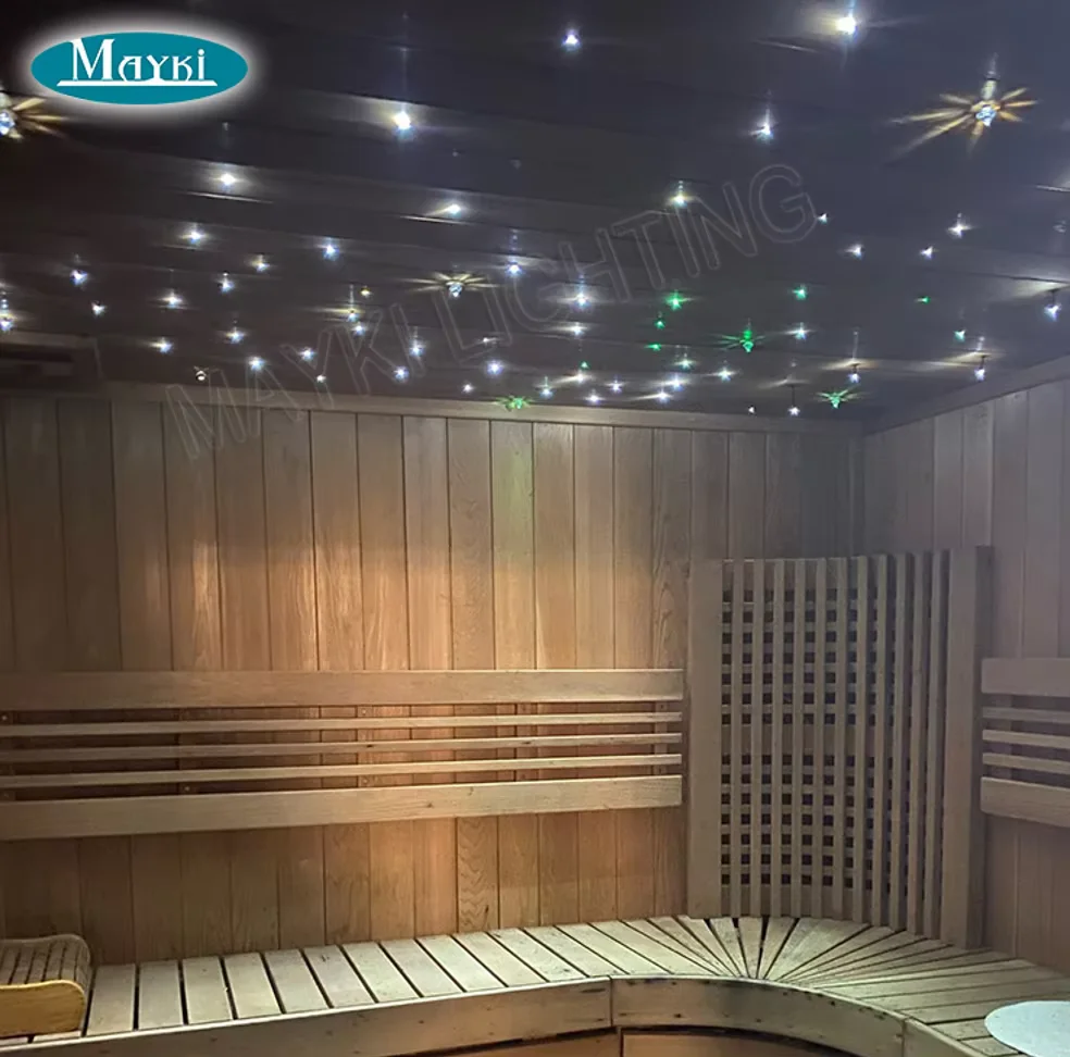 Maykit Multifunctional LED Fiber Optic For Star Ceiling , Sauna, Steam Room With 6 Color Projector 80 Stars Optical Fibre
Maykit Multifunctional LED Fiber Optic For Star Ceiling , Sauna, Steam Room With 6 Color Projector 80 Stars Optical Fibre