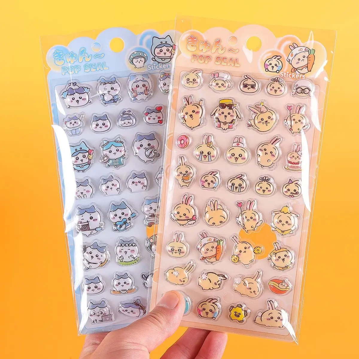 Chiikawa DIY 3D Stickers Cute Usagi Hachiware Crystal Stickers Kawaii Cartoon Decals for Scrapbook Phone Case Stationery
Chiikawa DIY 3D Stickers Cute Usagi Hachiware Crystal Stickers Kawaii Cartoon Decals for Scrapbook Phone Case Stationery