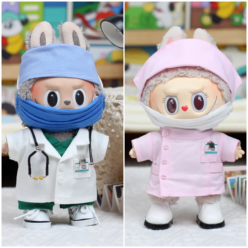 New Only Clothes 17cm V1 V2 V3 Labubu Doll Clothes Pendant Doll Clothes Doctor Nurse Clothes Can Replace Cute Doll Clothes
New Only Clothes 17cm V1 V2 V3 Labubu Doll Clothes Pendant Doll Clothes Doctor Nurse Clothes Can Replace Cute Doll Clothes