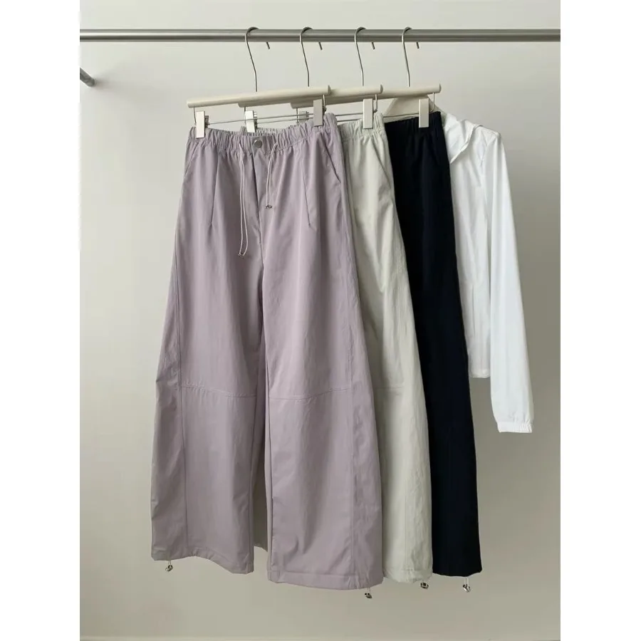 Summer New Women's Loose Drawstring Harlan Pants Thin Sun Protection Wide Leg Casual Trousers High Waist Artistic Style
Summer New Women's Loose Drawstring Harlan Pants Thin Sun Protection Wide Leg Casual Trousers High Waist Artistic Style