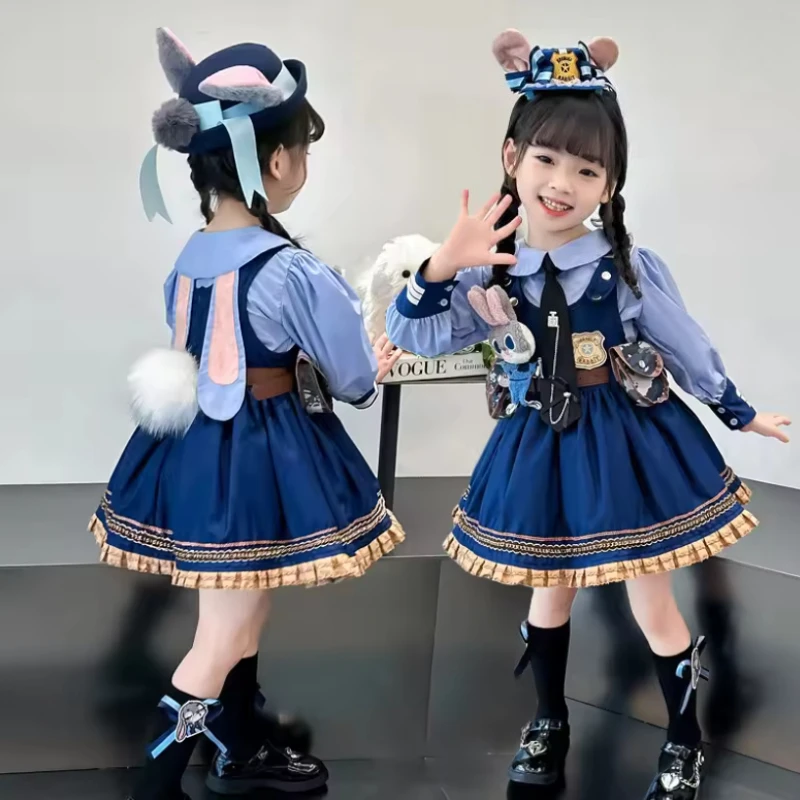 Zootopia Cosplay Judy Hopps Costume Girl Role Playing Dress Halloween Classic Cosplay Dress Up Performance Girl Birthday Gifts
Zootopia Cosplay Judy Hopps Costume Girl Role Playing Dress Halloween Classic Cosplay Dress Up Performance Girl Birthday Gifts