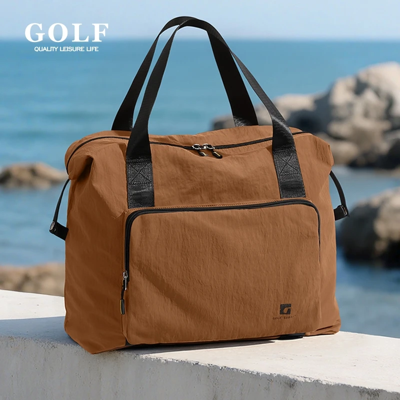 GOLF Foldable Travel Bag Large Capacity Unisex Duffel Bag Fashionable Travel Luggage Bag Waterproof Handbag Expandable Design
GOLF Foldable Travel Bag Large Capacity Unisex Duffel Bag Fashionable Travel Luggage Bag Waterproof Handbag Expandable Design