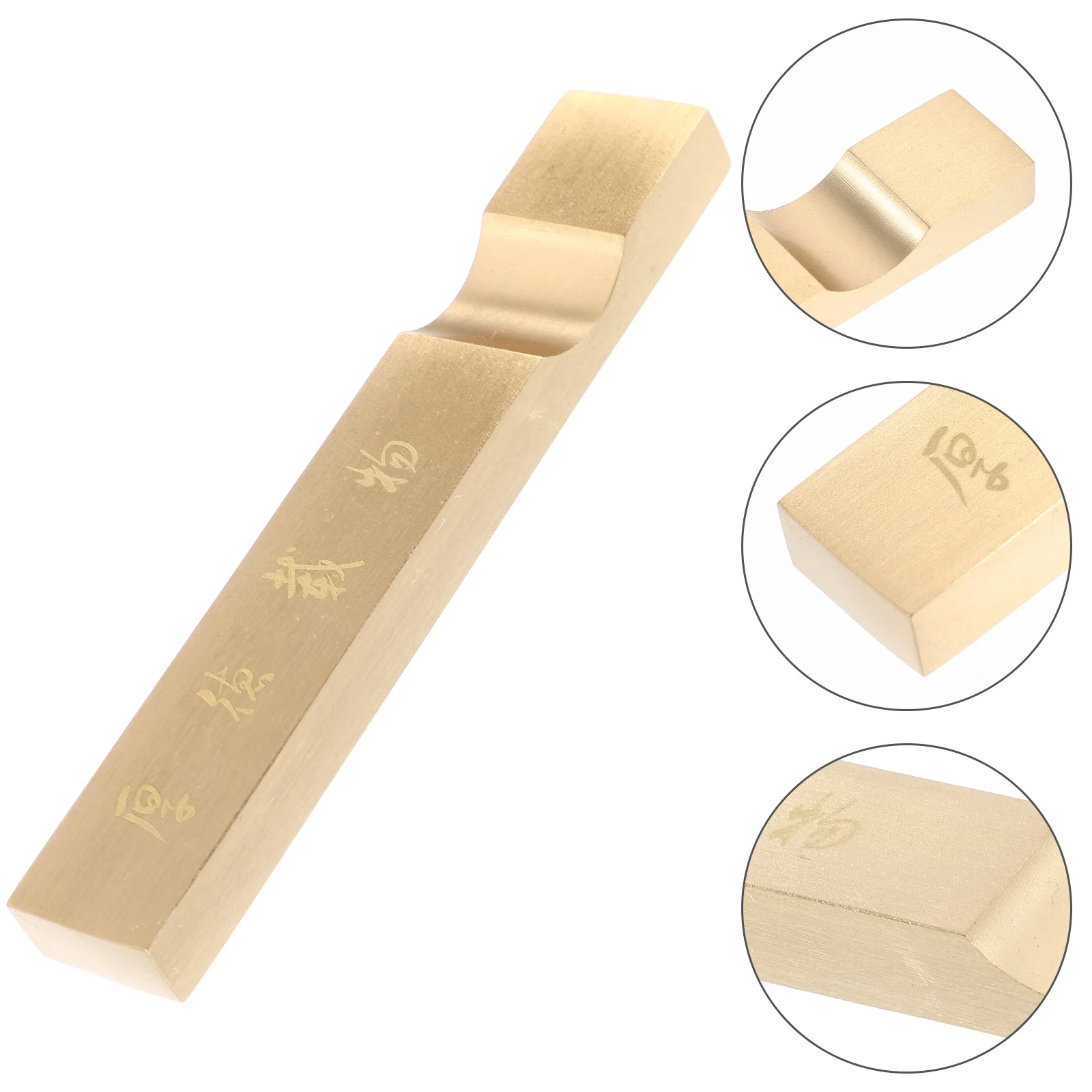 Brass Practice Rectangular Chinese Calligraphy Paperweight Vintage Style Decorative Tabletop Paperweight For Home Office Use
Brass Practice Rectangular Chinese Calligraphy Paperweight Vintage Style Decorative Tabletop Paperweight For Home Office Use