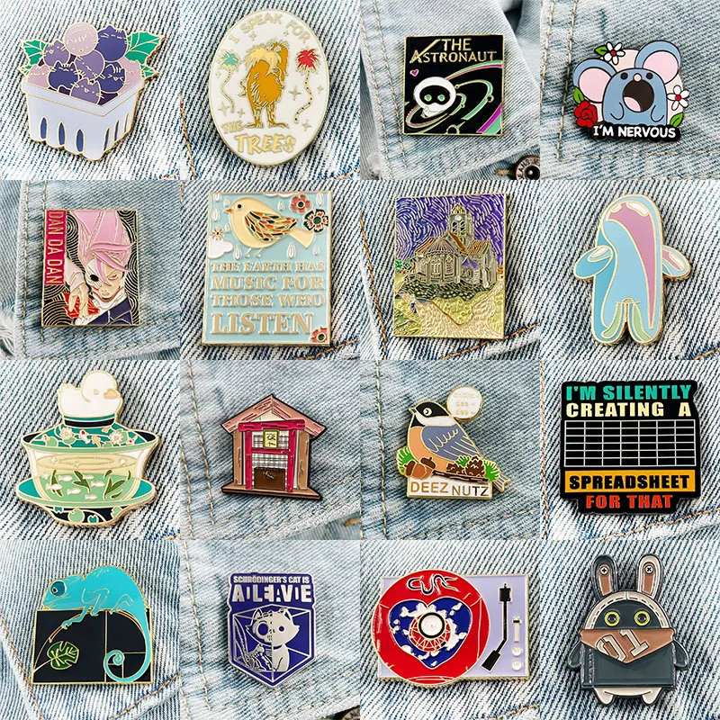 Cute CartoonEnamel Pins High-Quality New Style Metal Brooch Badge Fashion Jewellery Backpack Accessory Gifts
Cute CartoonEnamel Pins High-Quality New Style Metal Brooch Badge Fashion Jewellery Backpack Accessory Gifts