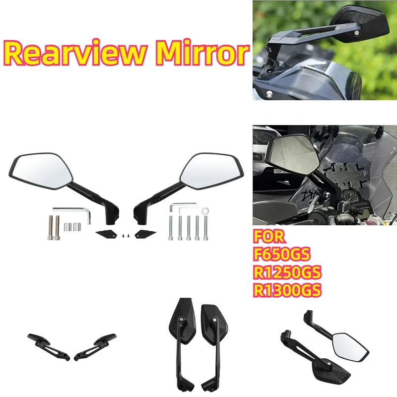 Motorcycle Rearview Mirrors For F650GS R1250GS R1300GS Modified Side Mirror Accessories motorcycle accessories
Motorcycle Rearview Mirrors For F650GS R1250GS R1300GS Modified Side Mirror Accessories motorcycle accessories