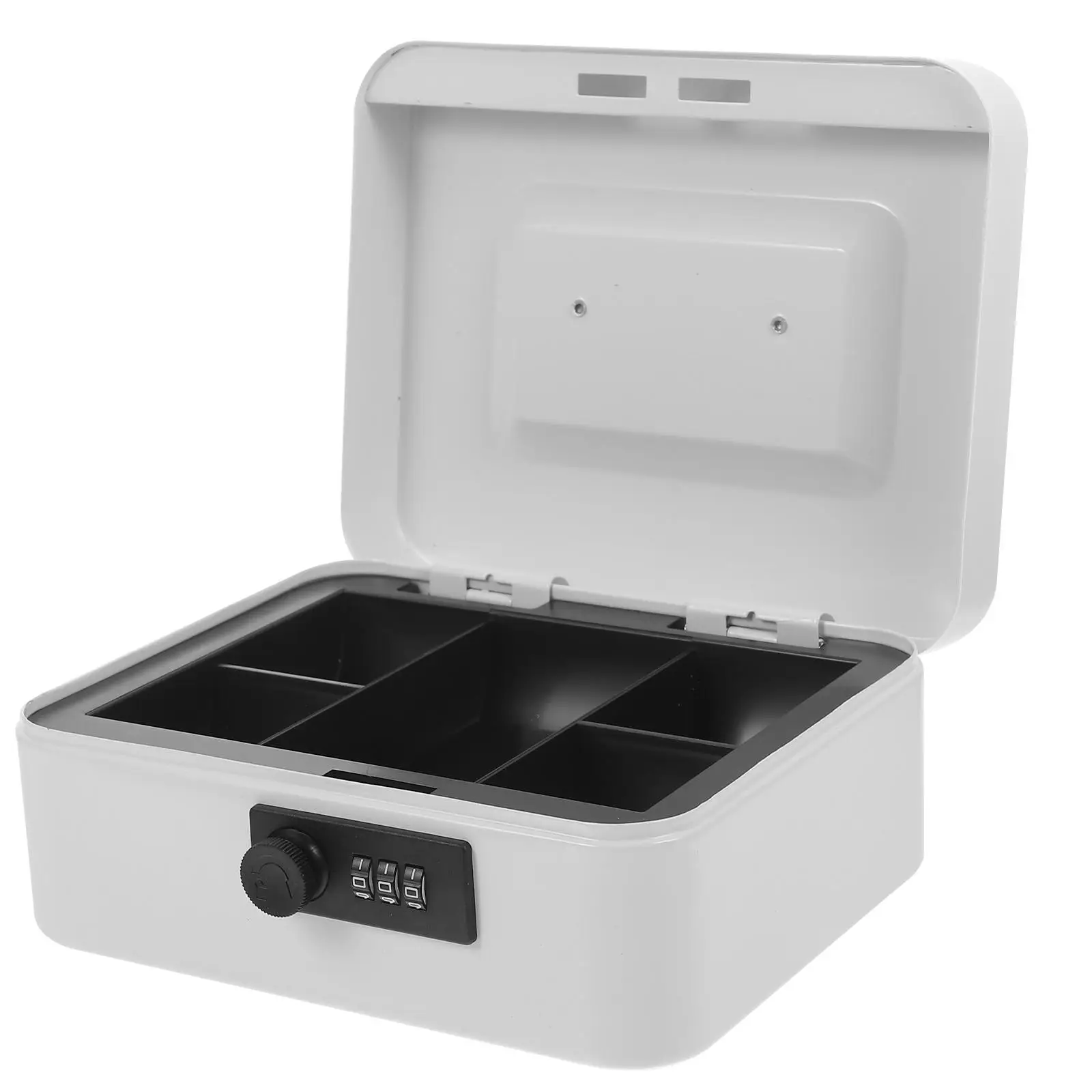 Storage Cash Register with Lock Boxes for Personal Items Organizer Lockable White
Storage Cash Register with Lock Boxes for Personal Items Organizer Lockable White
