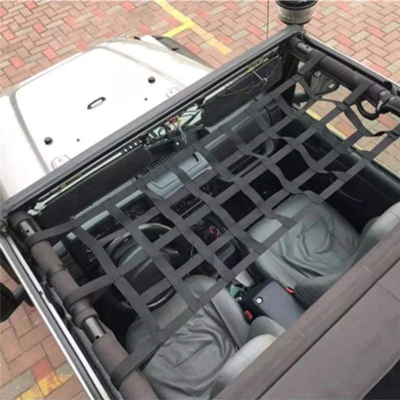 Car Roof Storage Net For Jeep Wrangler Trunk Net Multifunctional Mesh Cargo Net-A14Z
Car Roof Storage Net For Jeep Wrangler Trunk Net Multifunctional Mesh Cargo Net-A14Z